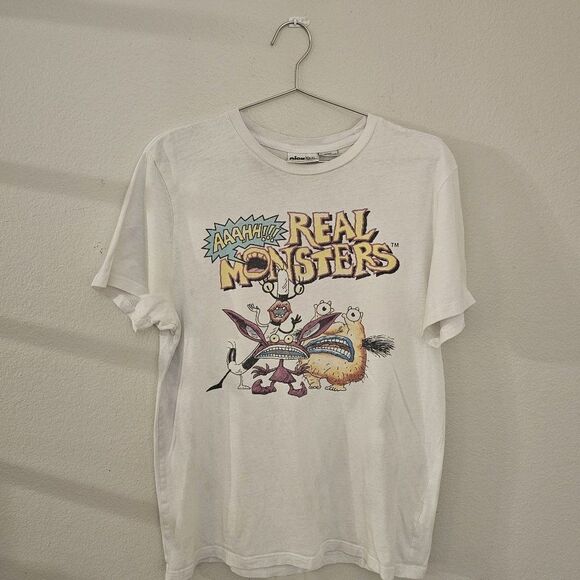 Nick 90's Real Monsters Graphic Tee Sz M - Picture 1 of 3